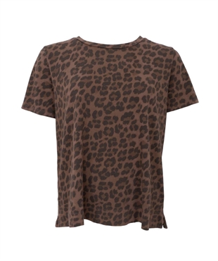 Black Colour - BCzelda S/S t-shirt Mocca Leo
